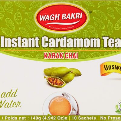 Wagh Bakri Instant Cardamom Tea Unsweetened