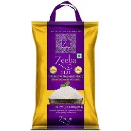 Zeeba 1121 Premium Basmati Rice 20 lb