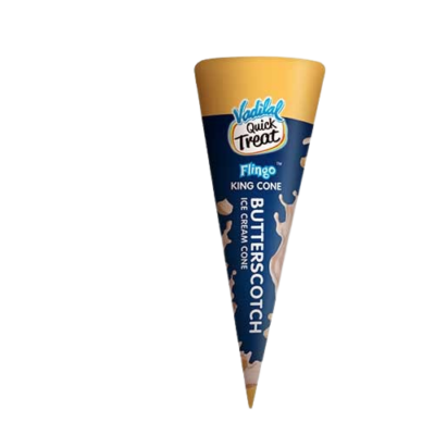 Vadilal Butterscotch Ice Cream Cone 110 ml