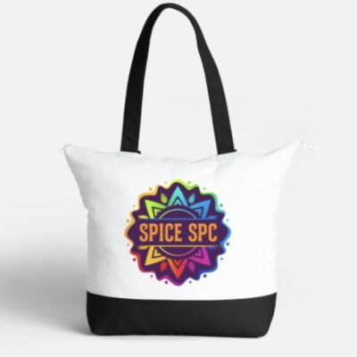 Spice SPC Tote Bag with Zipper Large