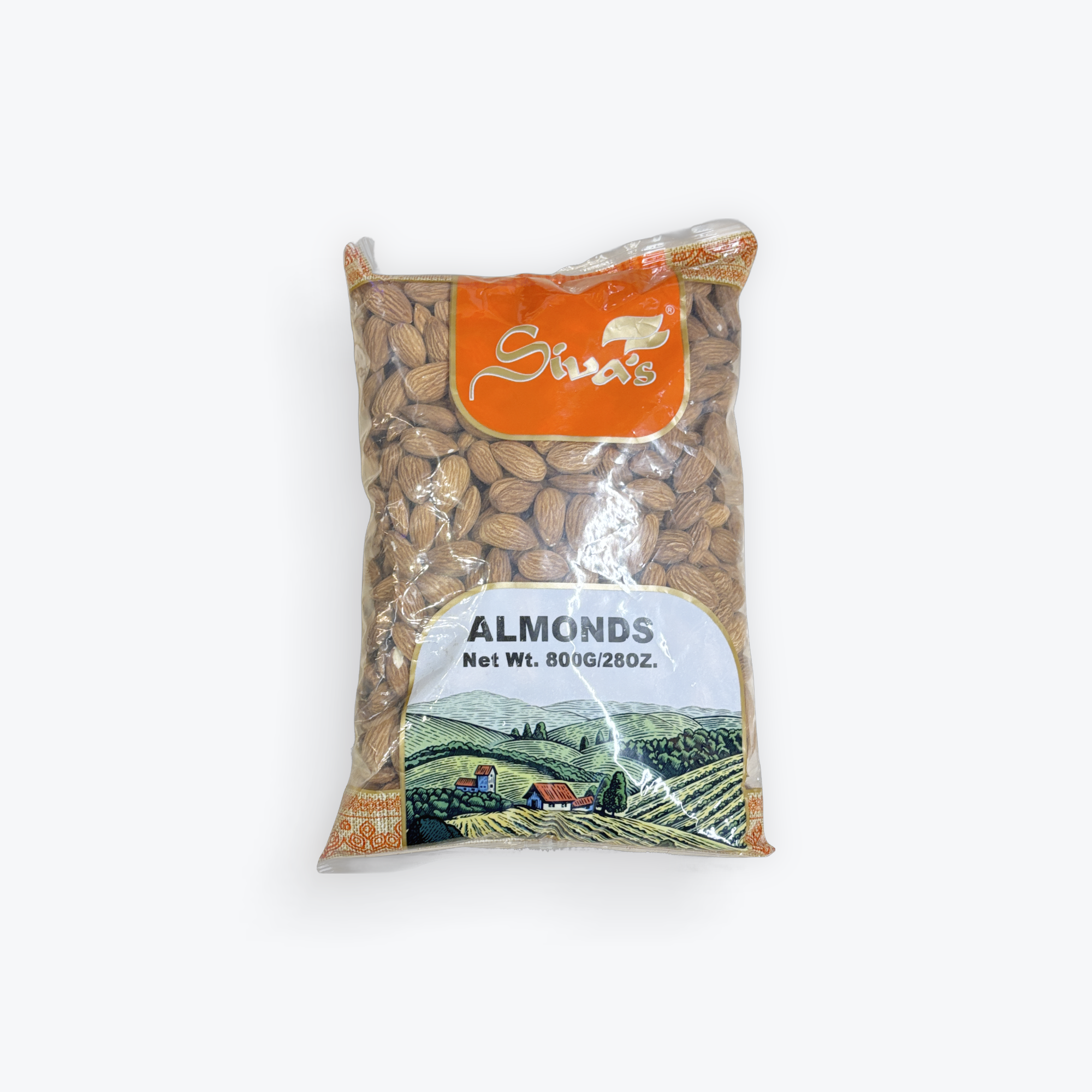 Siva's Whole Almonds 1.75 lb