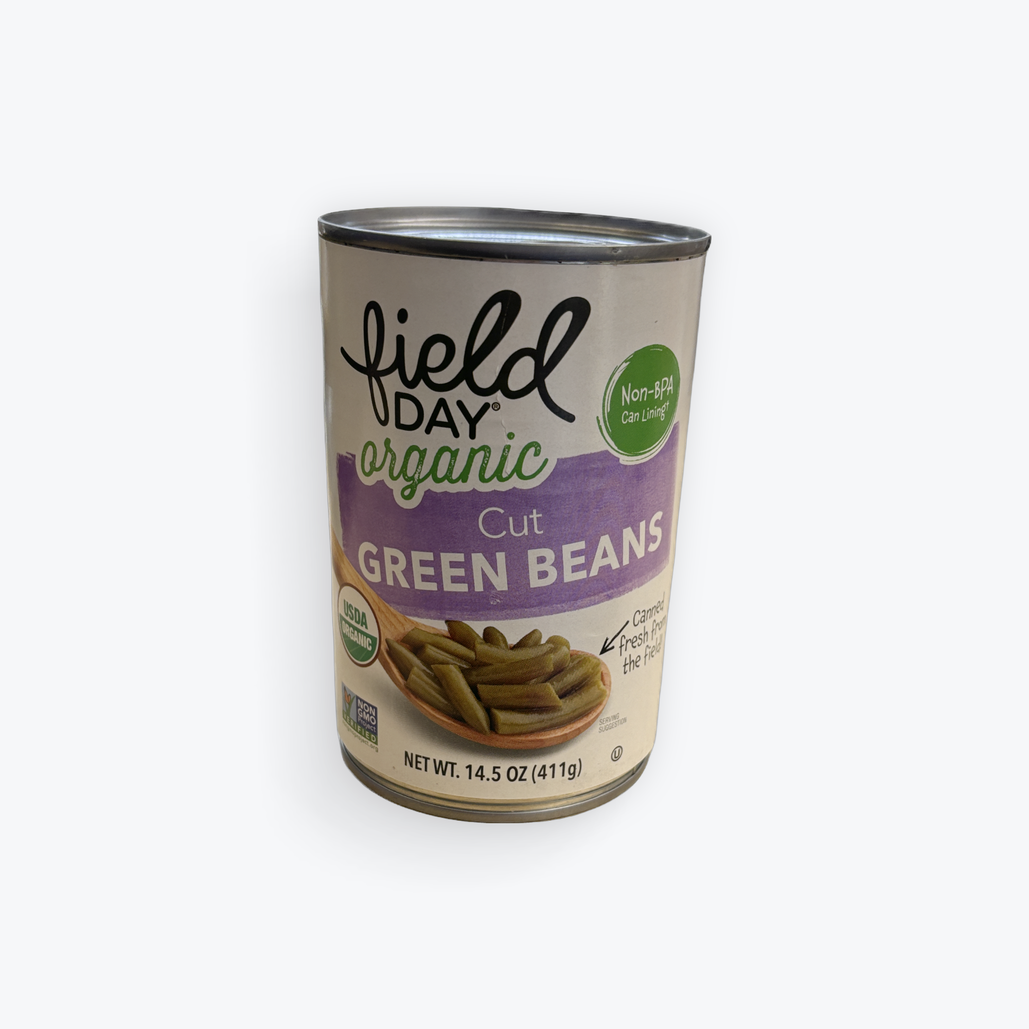 Field Day Organic Cut Green Beans 14.5 oz