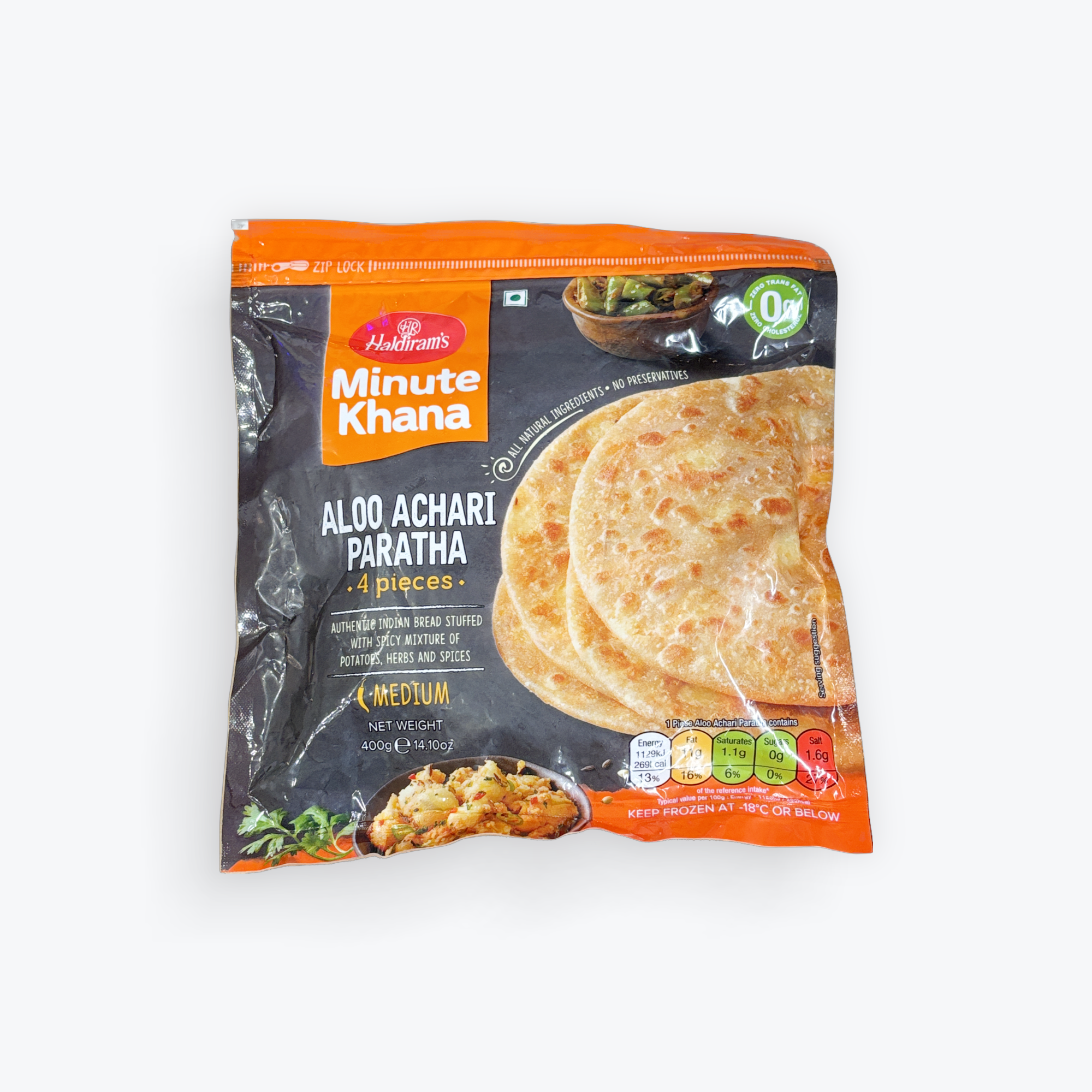 Haldiram's Achari Aloo Paratha 400 g