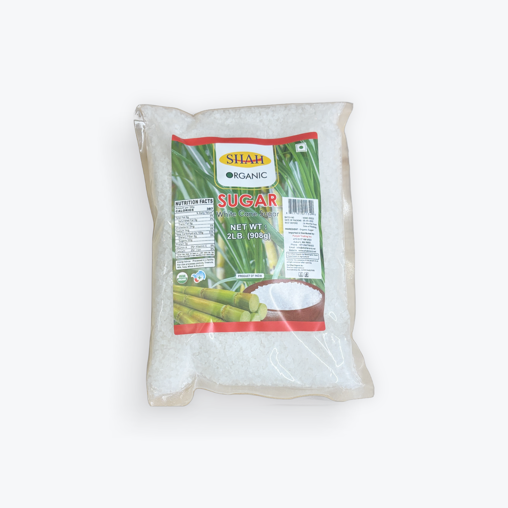 Shah Organic Sugar Bold 2 lb