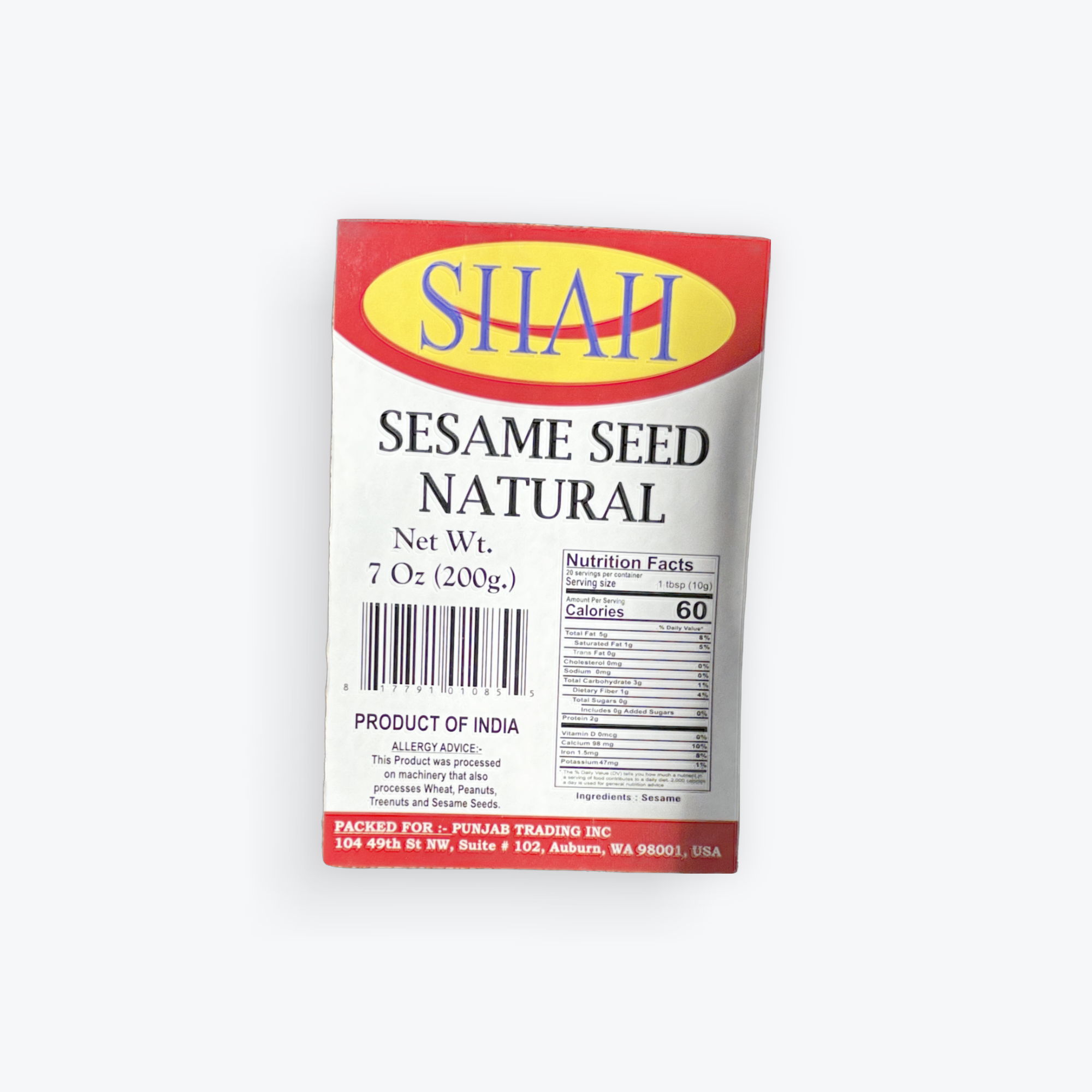 Shah Sesame Seed Natural 200 g
