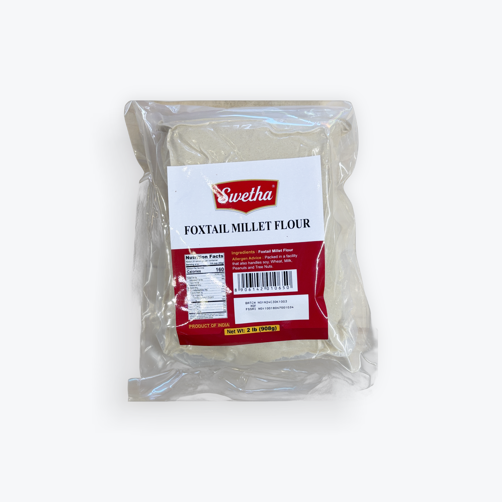 Swetha Foxtail Millet Flour 2 lb