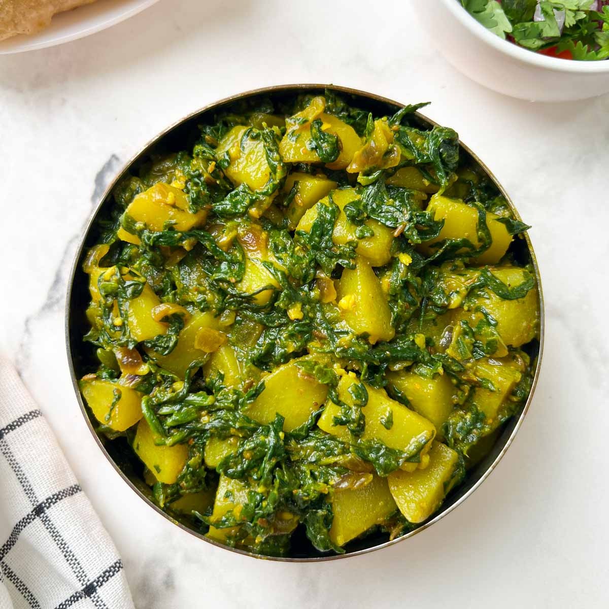 Fresh Saag/Palak Aloo 12 oz