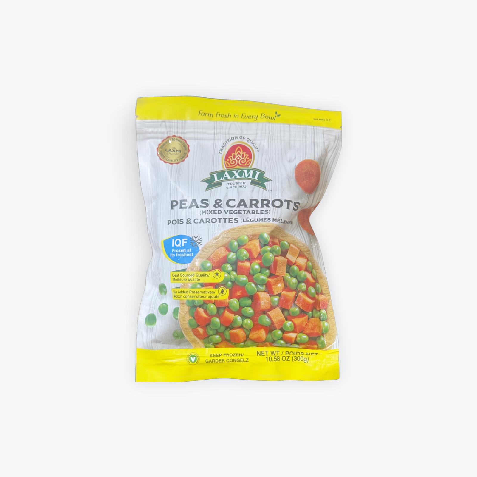 Laxmi Peas & Carrots 300g